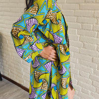 Kimono van Afrikaanse Print