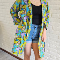 Kimono van Afrikaanse Print