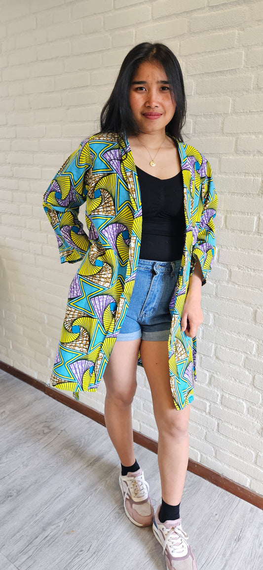 Kimono van Afrikaanse Print
