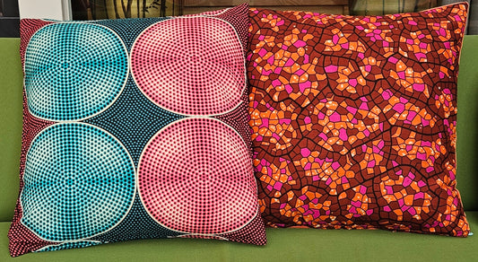 Kussenhoes in Afrikaanse Print