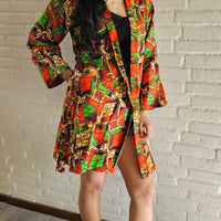 Kimono Vest van Afrikaanse Print
