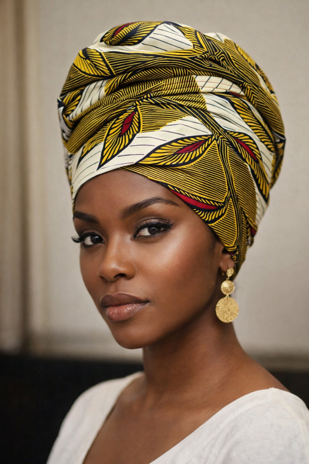 Hoofddoek/Headwrap in Afrikaanse Print