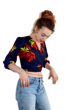 Afbeelding in Gallery-weergave laden, Wrap Top van Afrikaanse Print

