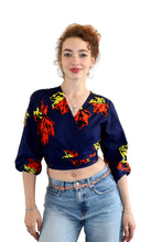 Afbeelding in Gallery-weergave laden, Wrap Top van Afrikaanse Print
