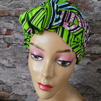 Hoofddoek/Headwrap in Afrikaanse Print