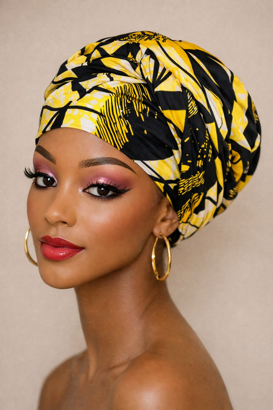 Hoofddoek/Headwrap in Afrikaanse Print