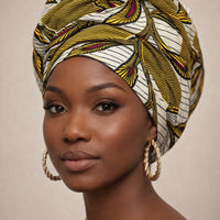 Hoofddoek/Headwrap in Afrikaanse Print