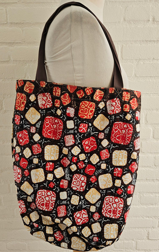 Nana's Tote Tas in Afrikaanse Print