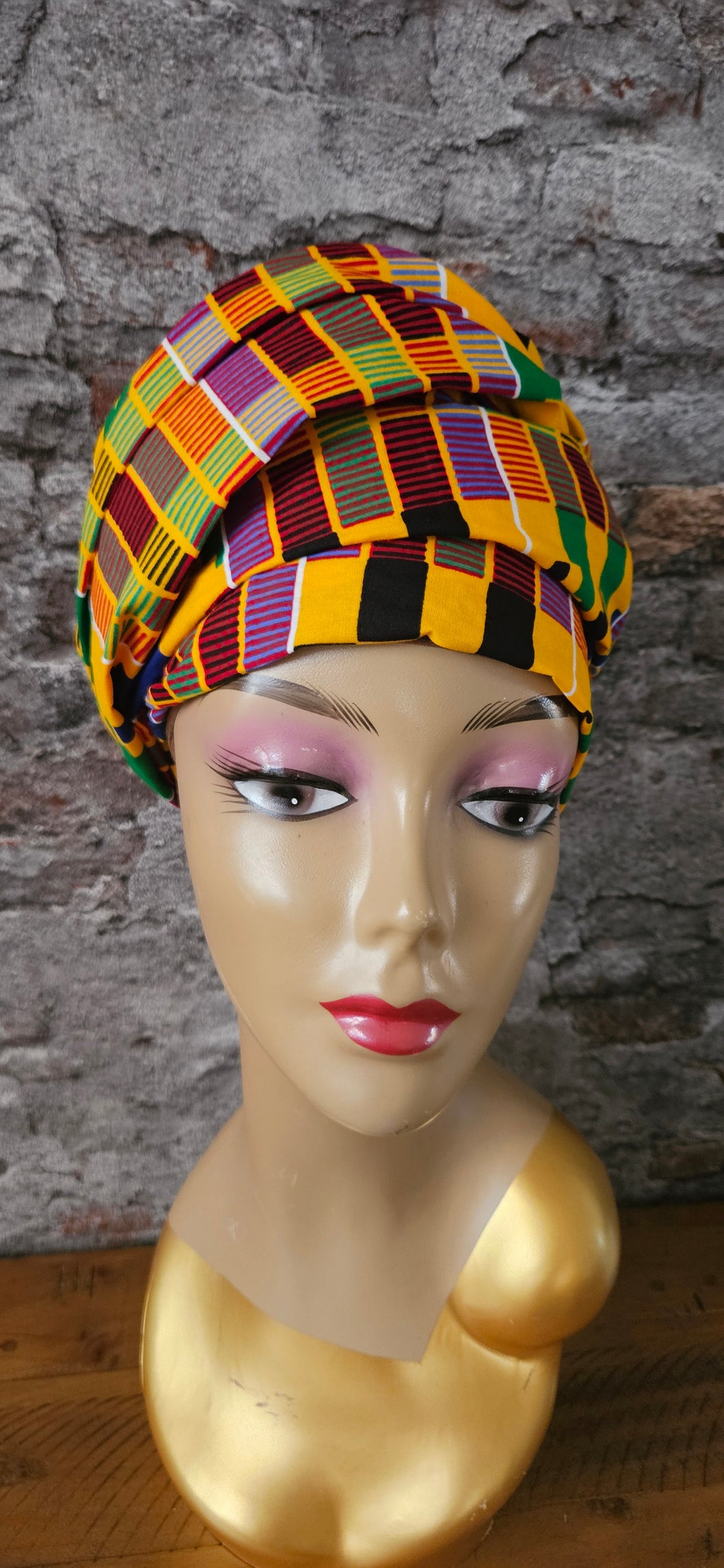 Hoofddoek/Headwrap in Afrikaanse Print