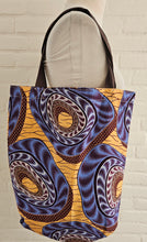 Afbeelding in Gallery-weergave laden, Tote Tas in Afrikaanse Print - Geel/Paars
