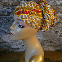 Hoofddoek/Headwrap in Afrikaanse Print