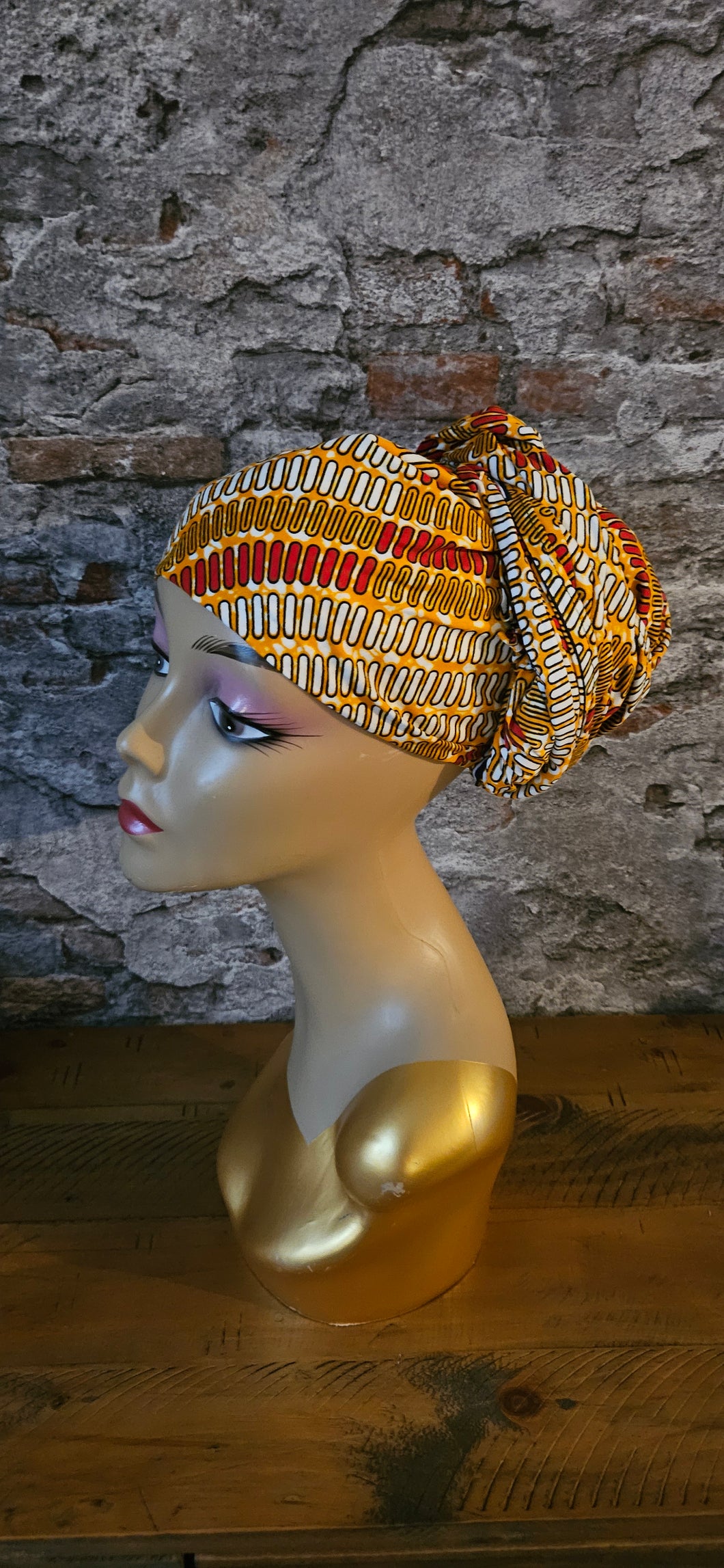 Hoofddoek/Headwrap in Afrikaanse Print