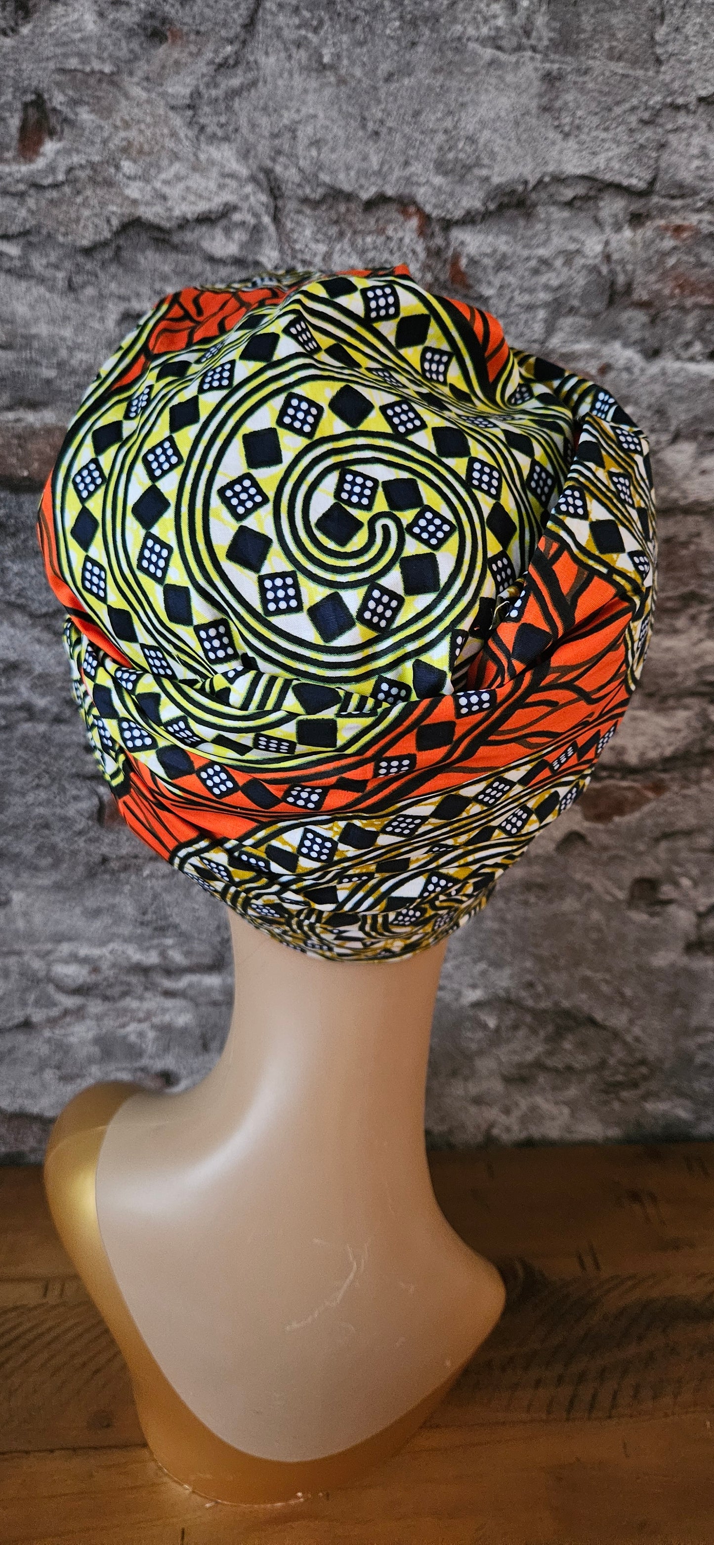 Hoofddoek/Headwrap in Afrikaanse Print