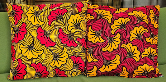 Kussenhoes in Afrikaanse Print