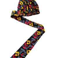 Easy Headwrap/Hoofdoek in Afrikaanse Print - Multicolor 4
