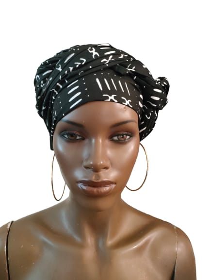 Hoofddoek/Headwrap in Afrikaanse Print